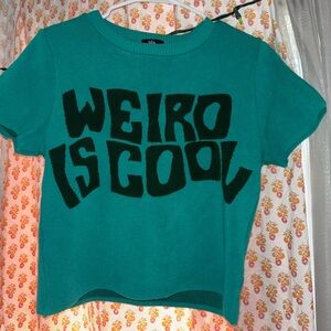 Weird is Cool Knit Baby Tee